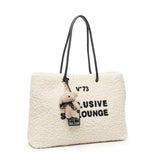 Borsa shopping Ski Lounge<BR/> 73BS9A501 SKI LOUNGEECRU/NERO V° 73 
