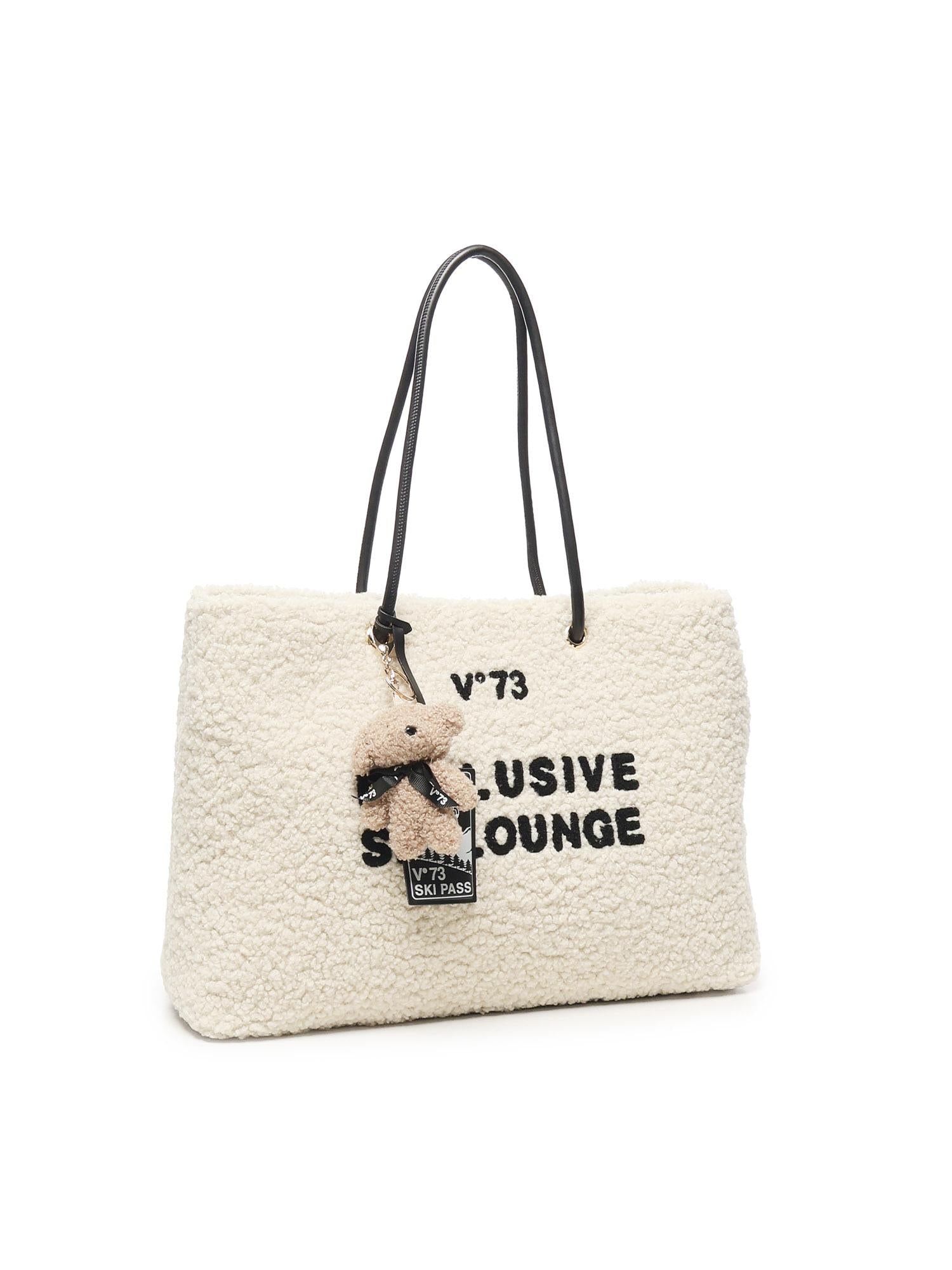 Borsa shopping Ski Lounge<BR/> 73BS9A501 SKI LOUNGEECRU/NERO V° 73 