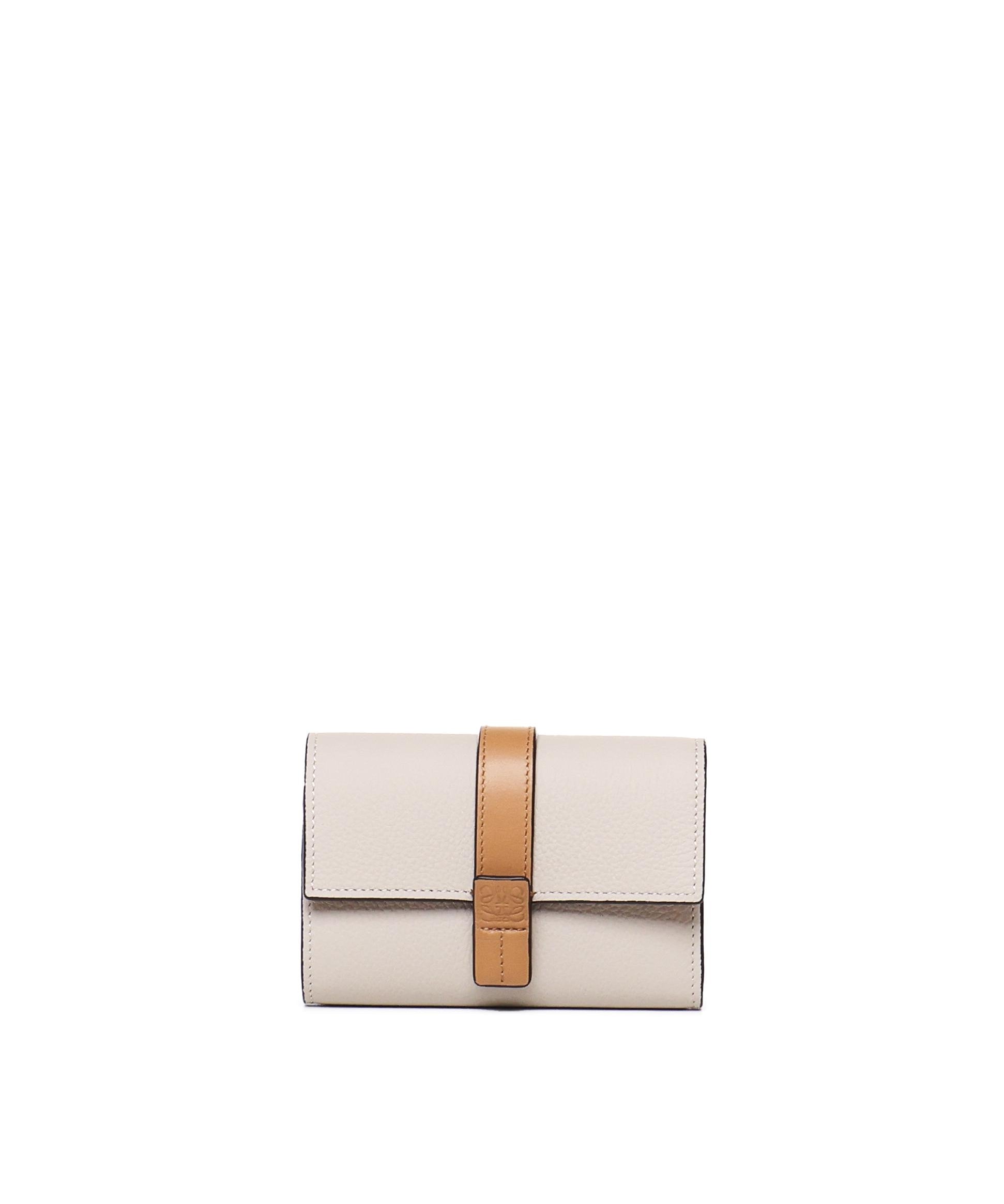 Portafoglio in pelle di vitello granata C660S86X04 2463 LOEWE 