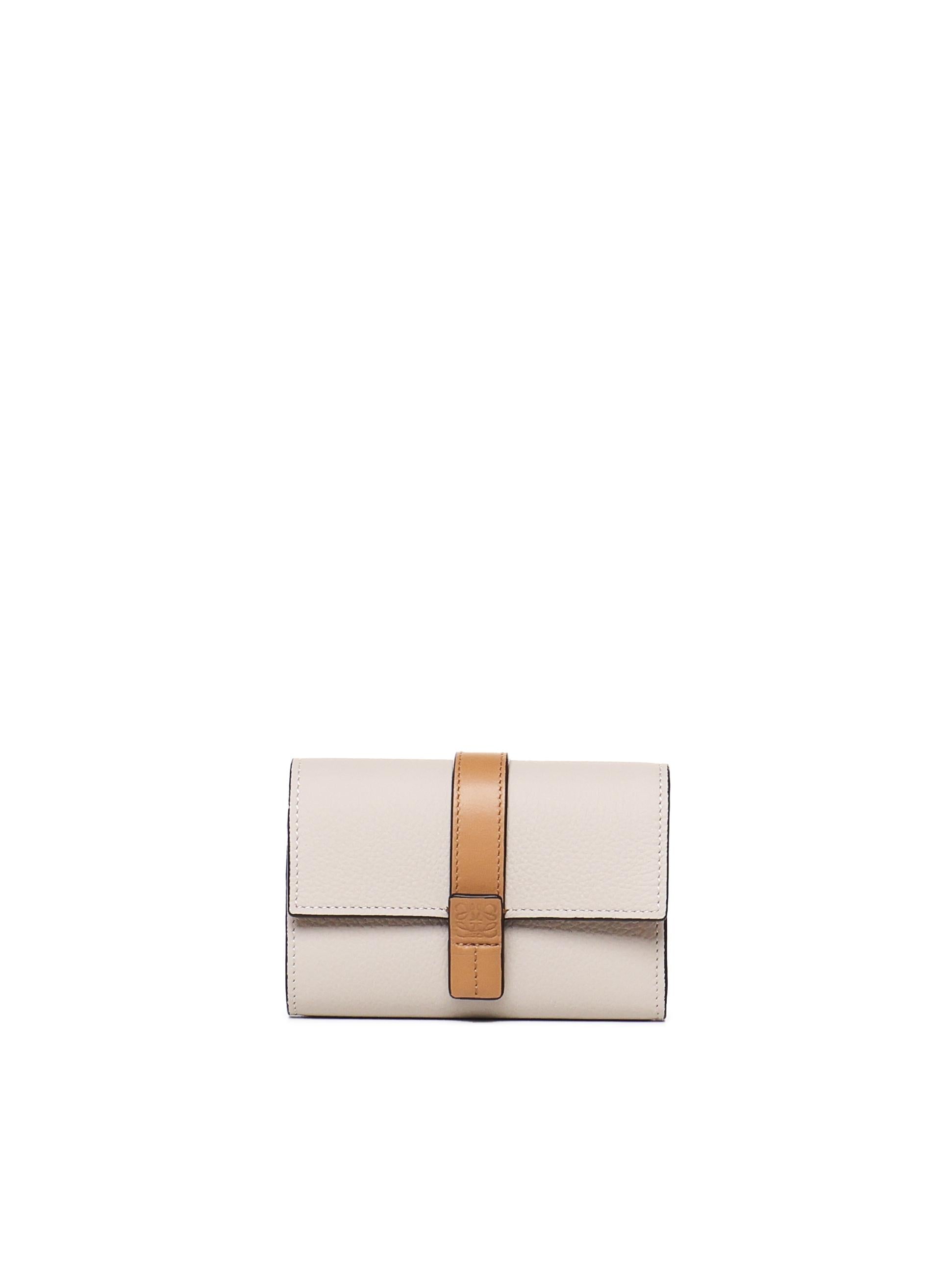 Portafoglio in pelle di vitello granata C660S86X04 2463 LOEWE 