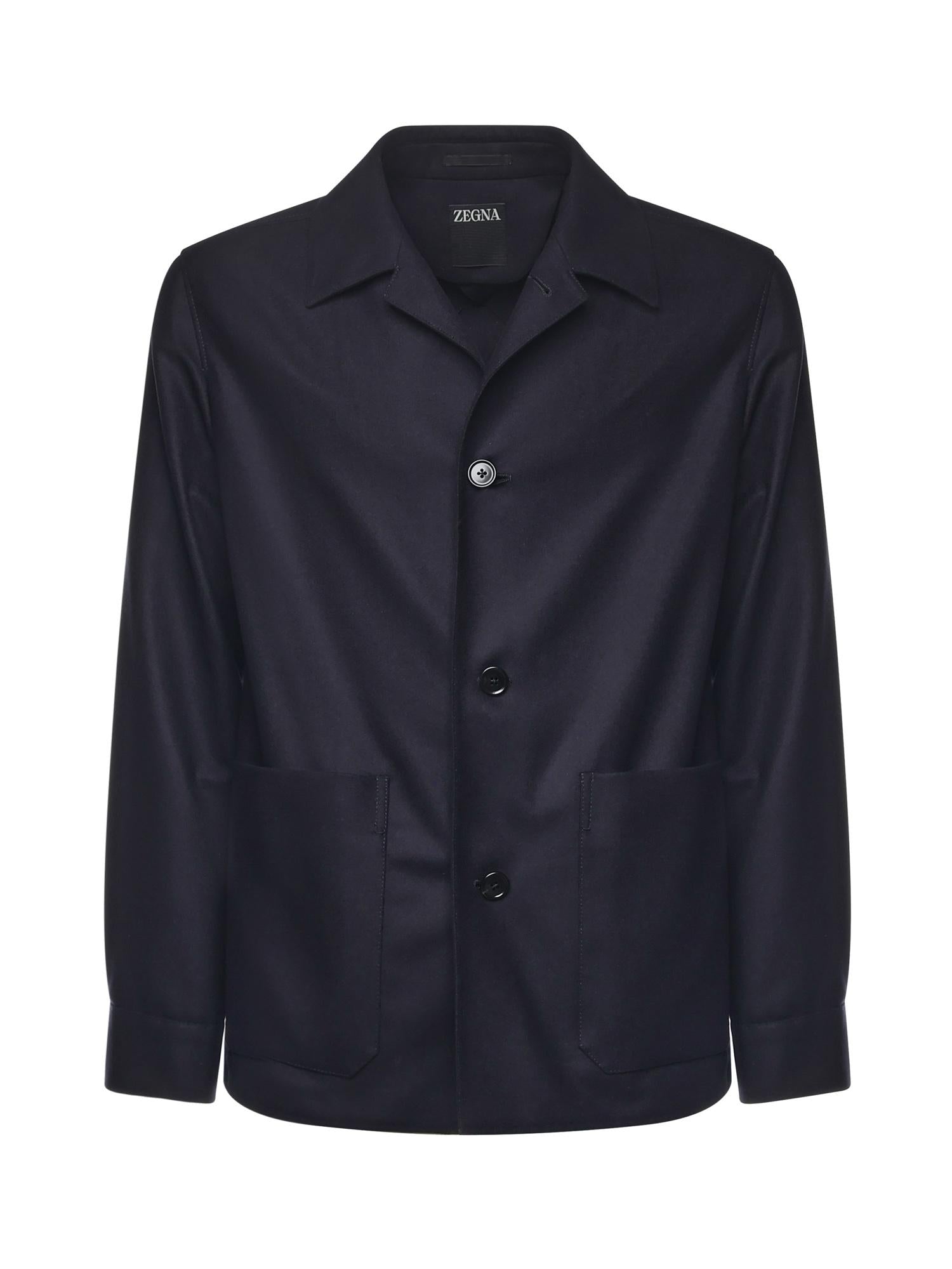 Overshirt in pura lana 231C00A2 1DHAQ07412 ZEGNA 