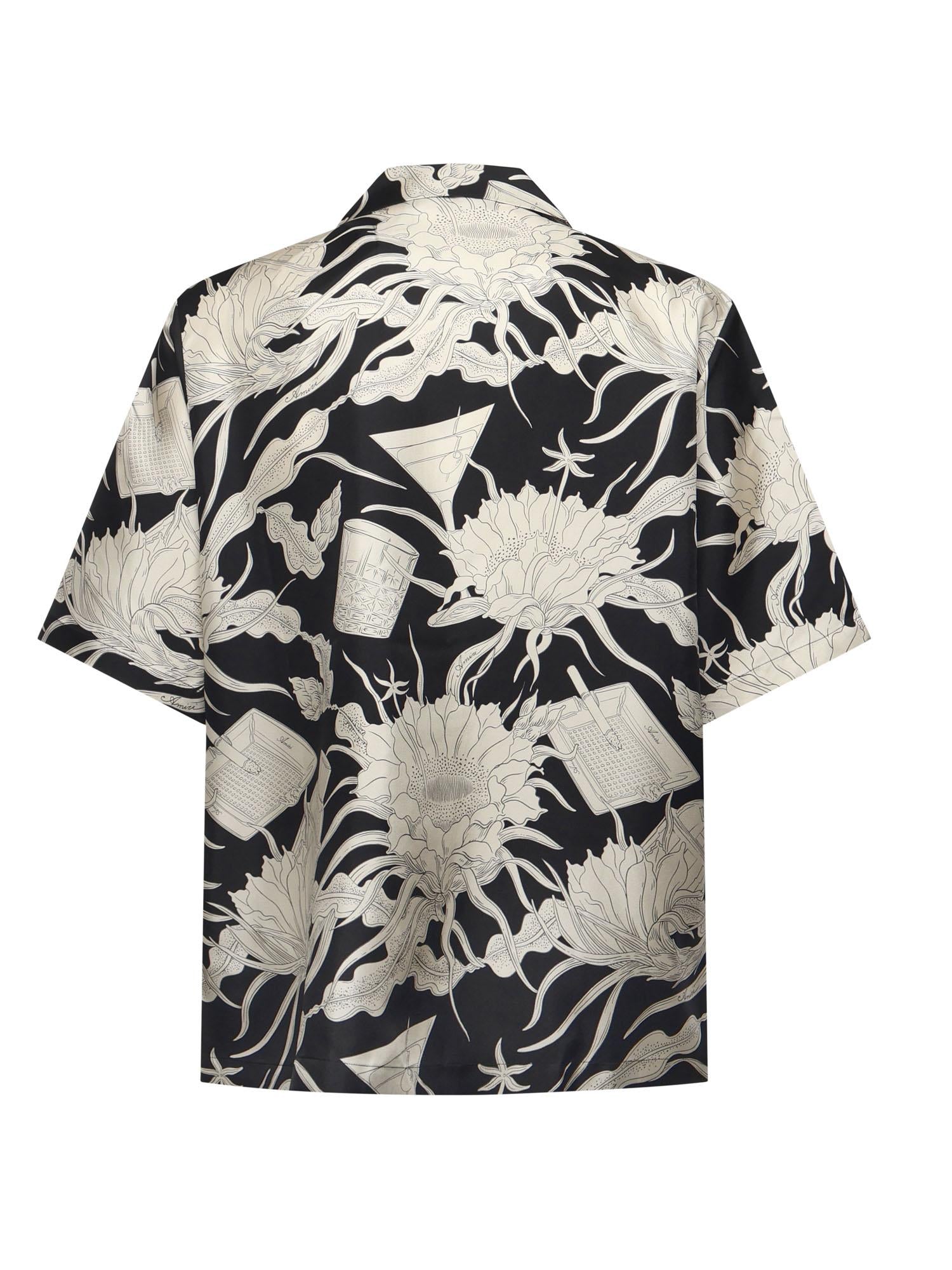 Camicia cocktail in cotone <BR/> AMSTCA1208 001 AMIRI 