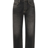Jeans crop con applicazione posteriore logo GMP01186 P00099490100 GOLDEN GOOSE 