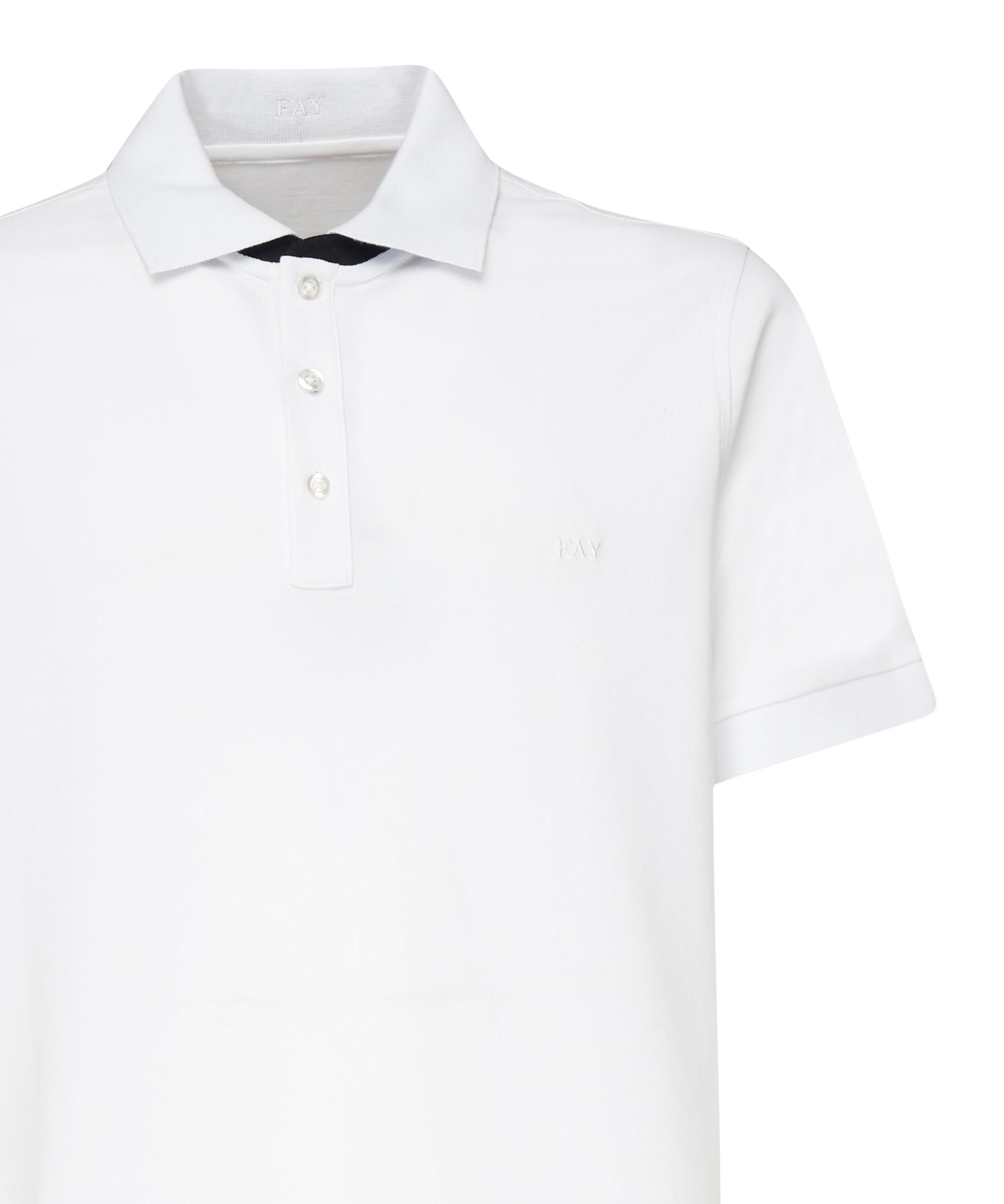 Polo in piqué NPMB250135STDW B001 FAY 