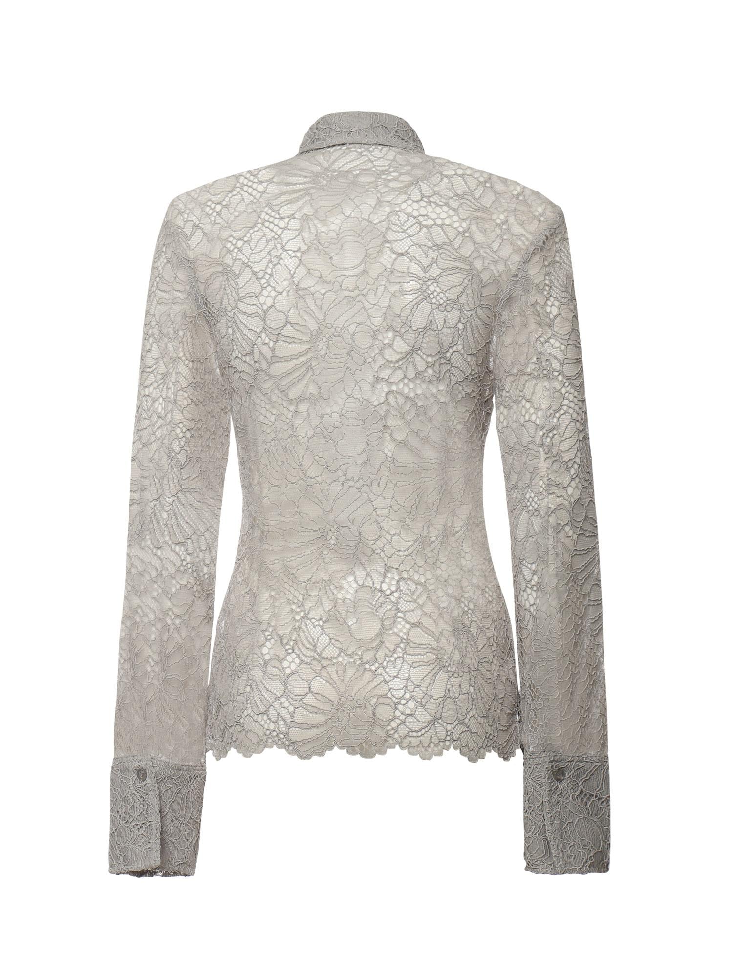 Camicia floreale in rete<BR/> 115704 039 ROTATE 