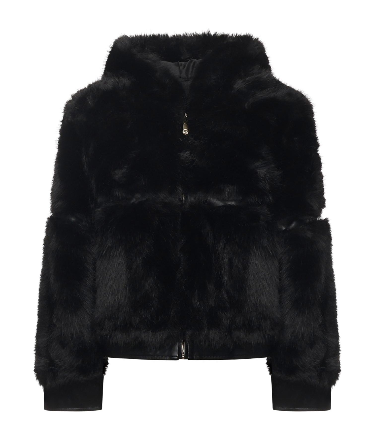 Pelliccia penny con cappuccio 73C19EX02 PENNYNERO V° 73 