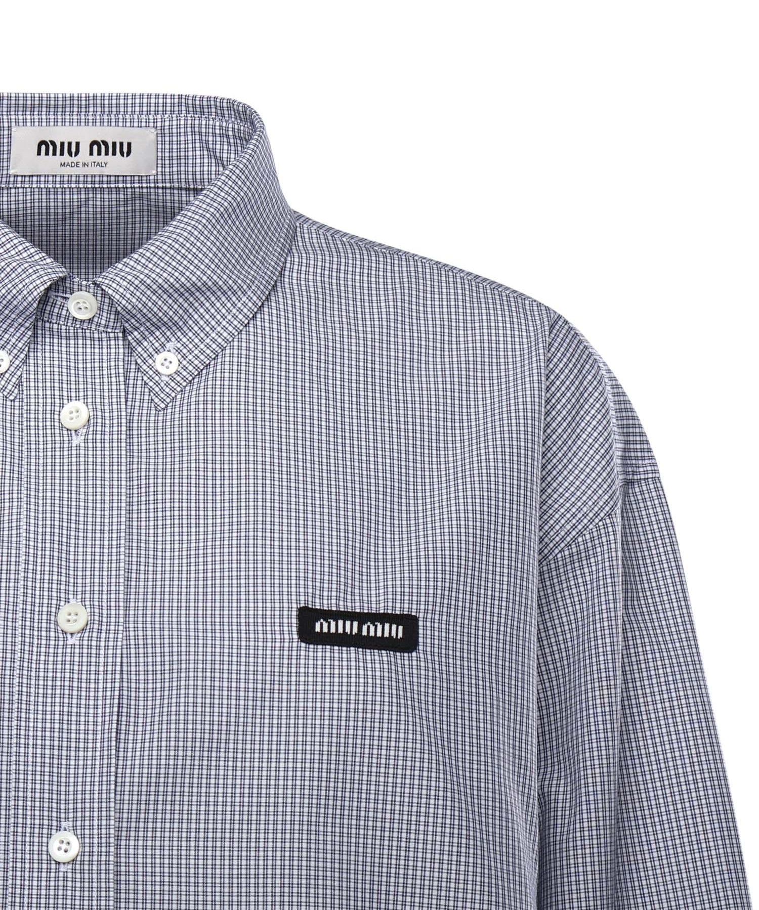 Camicia in popeline MK1659 1805F0008 MIU MIU 