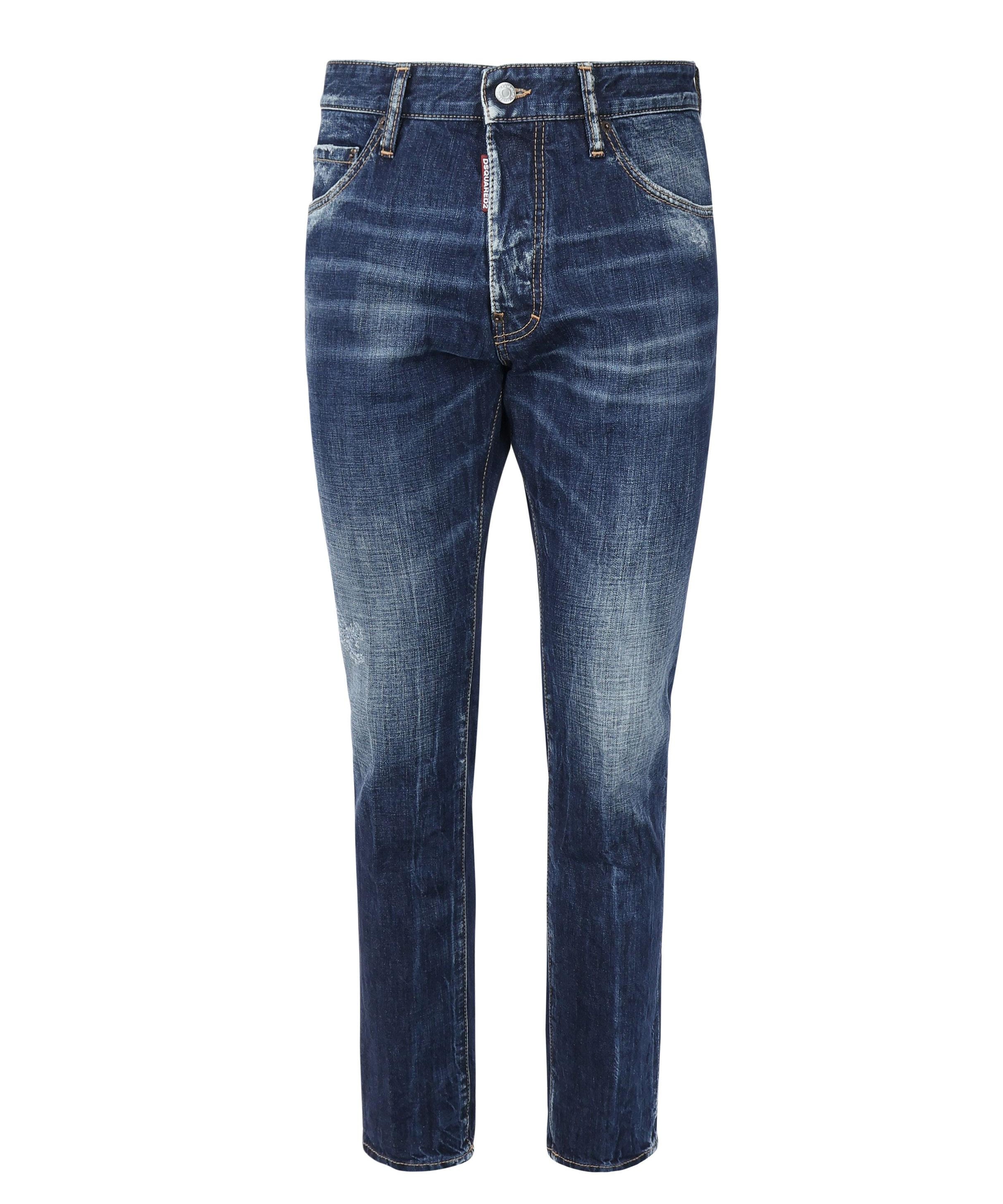 Jeans con baffatura<BR/><BR/> S74LB1677 S30309470 DSQUARED2 