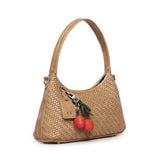 Borsa a spalla Zelda in pelle<BR/> 73BS9O603 ZELDASABBIA V° 73 