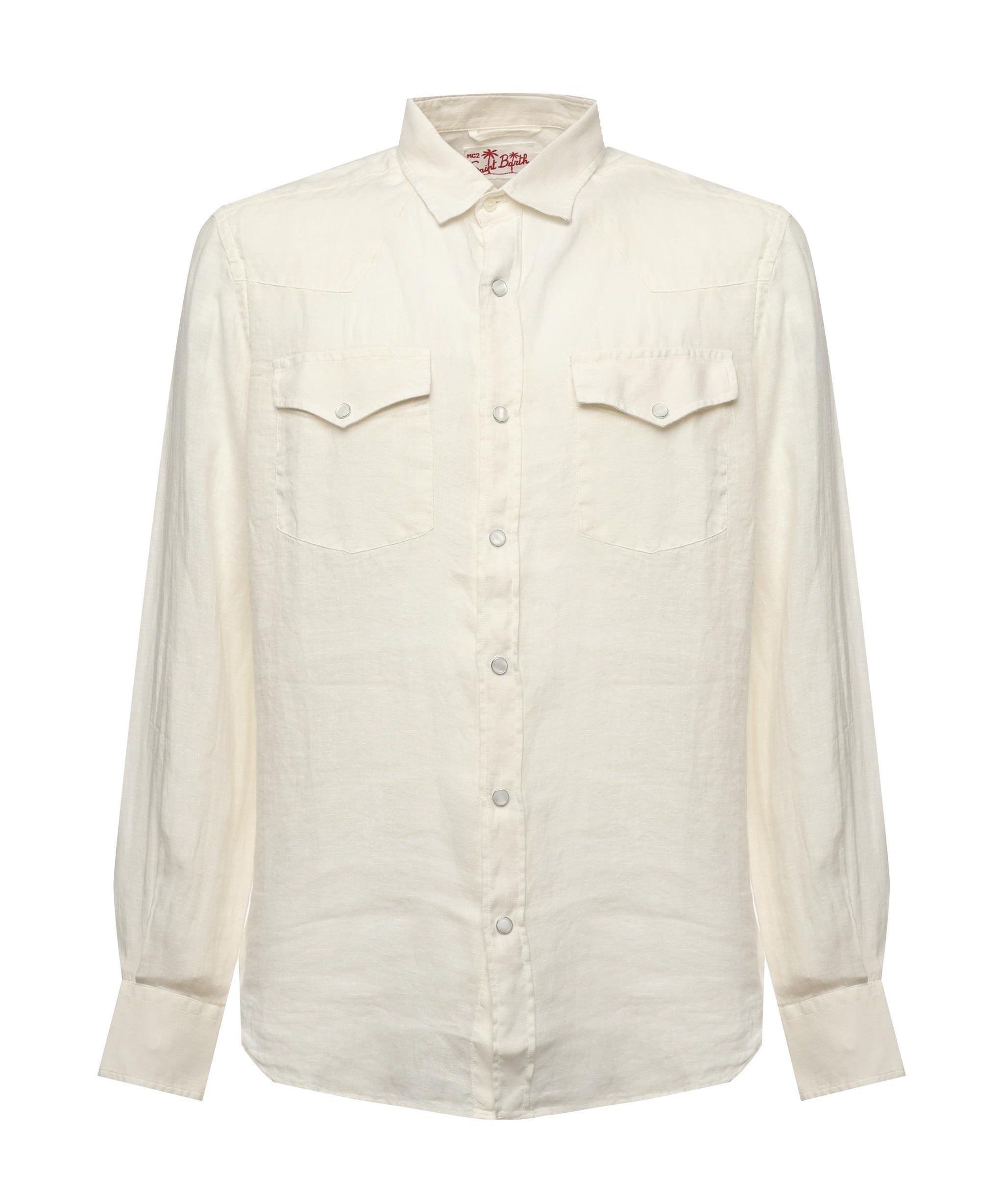 Camicia Greg in lino GRG0001 01033H MC2 SAINT BARTH 
