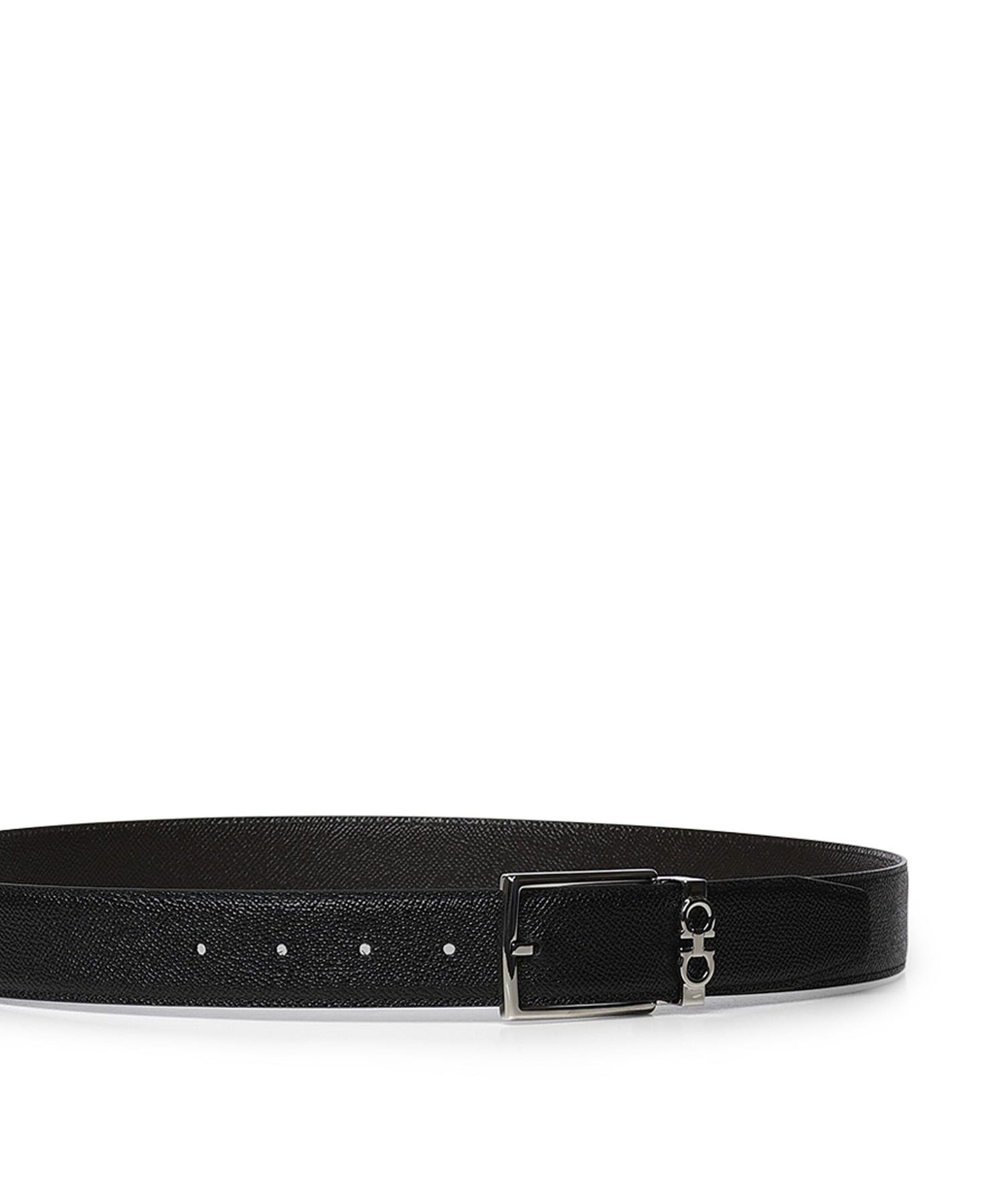 Cintura regolabile Gancini in pelle<BR/> 67A037 708206002 FERRAGAMO 