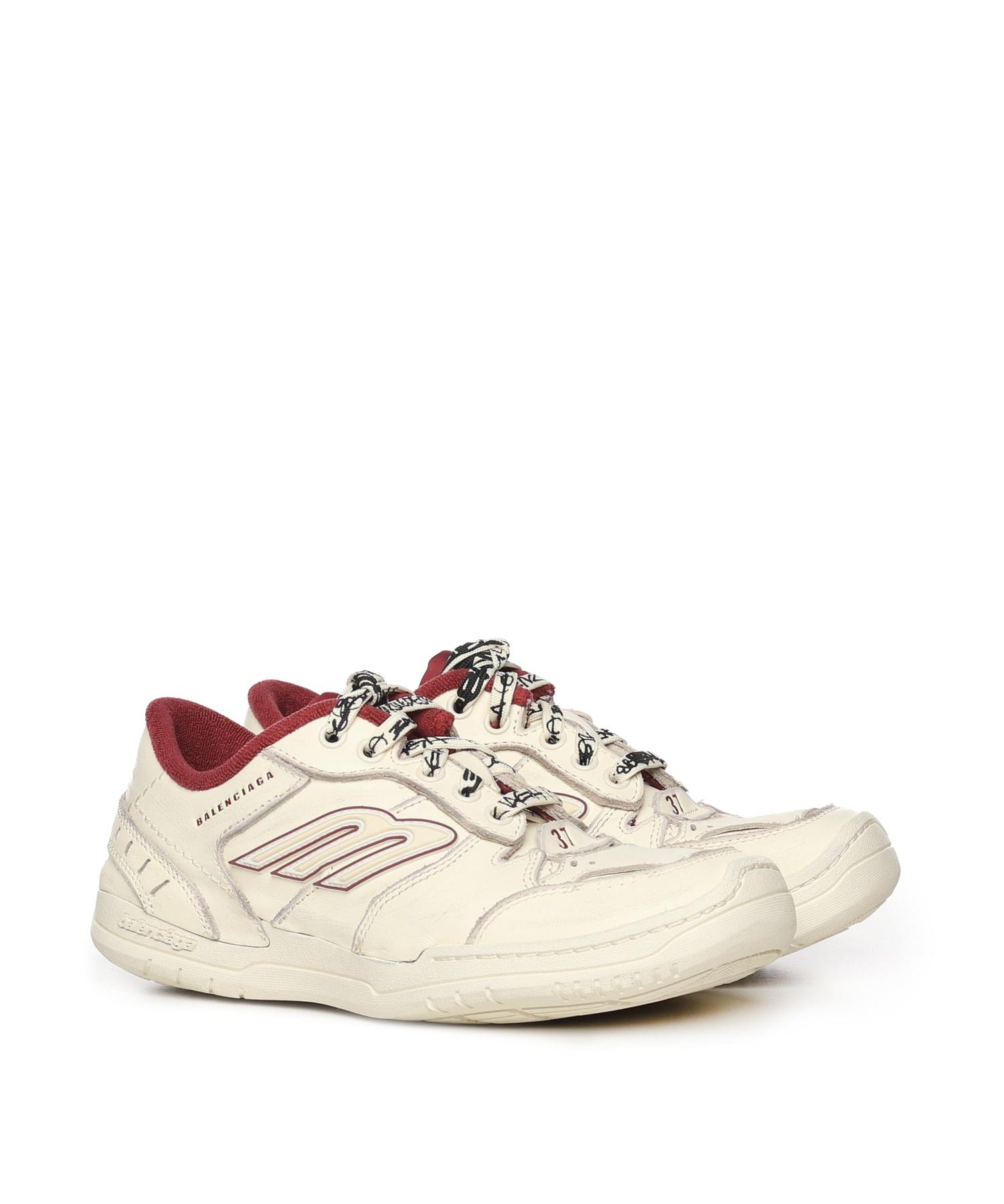 Sneaker Hamptons Worn-Out Medio in pelle 841763 WCURS9960 BALENCIAGA 