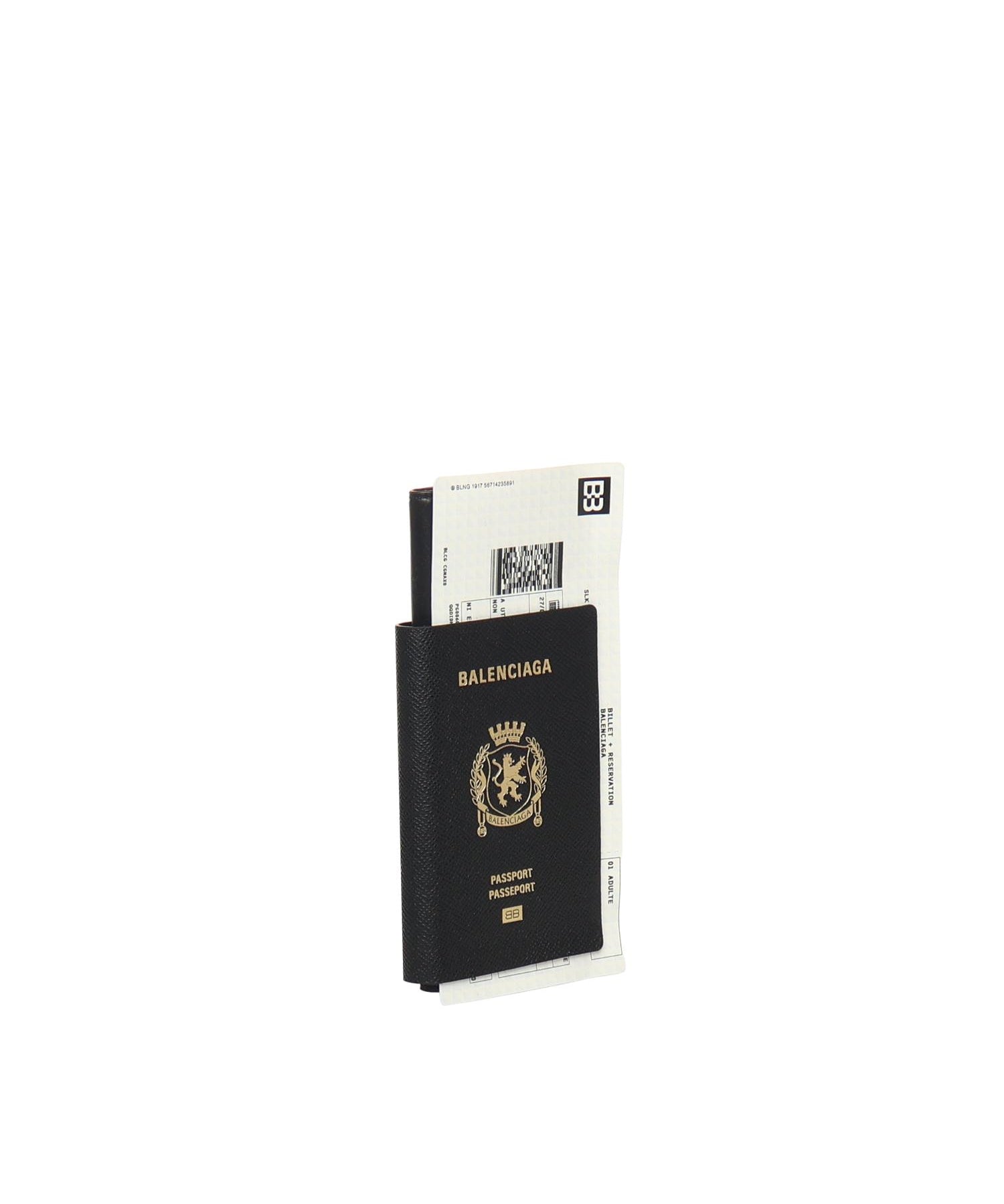 Portafoglio Passport con logo 787774 2AA3R1000 BALENCIAGA 