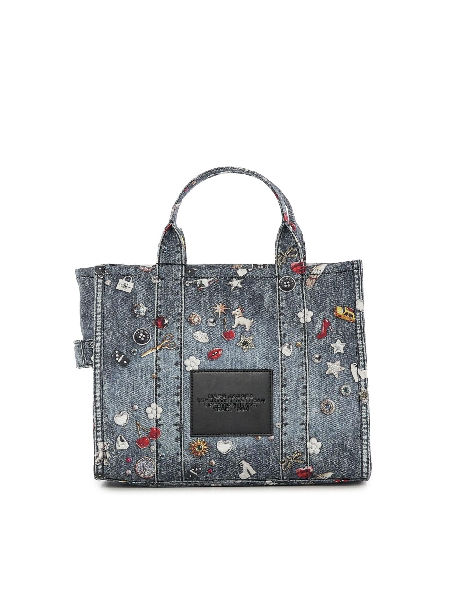 Borsa The Medium Tote con logo 2R5HTT018H02 454 MARC JACOBS 