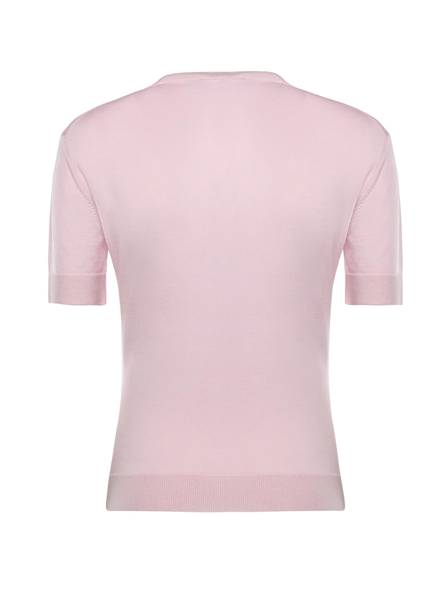 Top in lana con logo 126MT0478FI0071 5022 COURREGES 