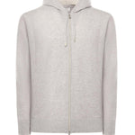 Felpa con cappuccio e zip in cashmere X76MAGK33MAG0K019 13-02 ELEVENTY 