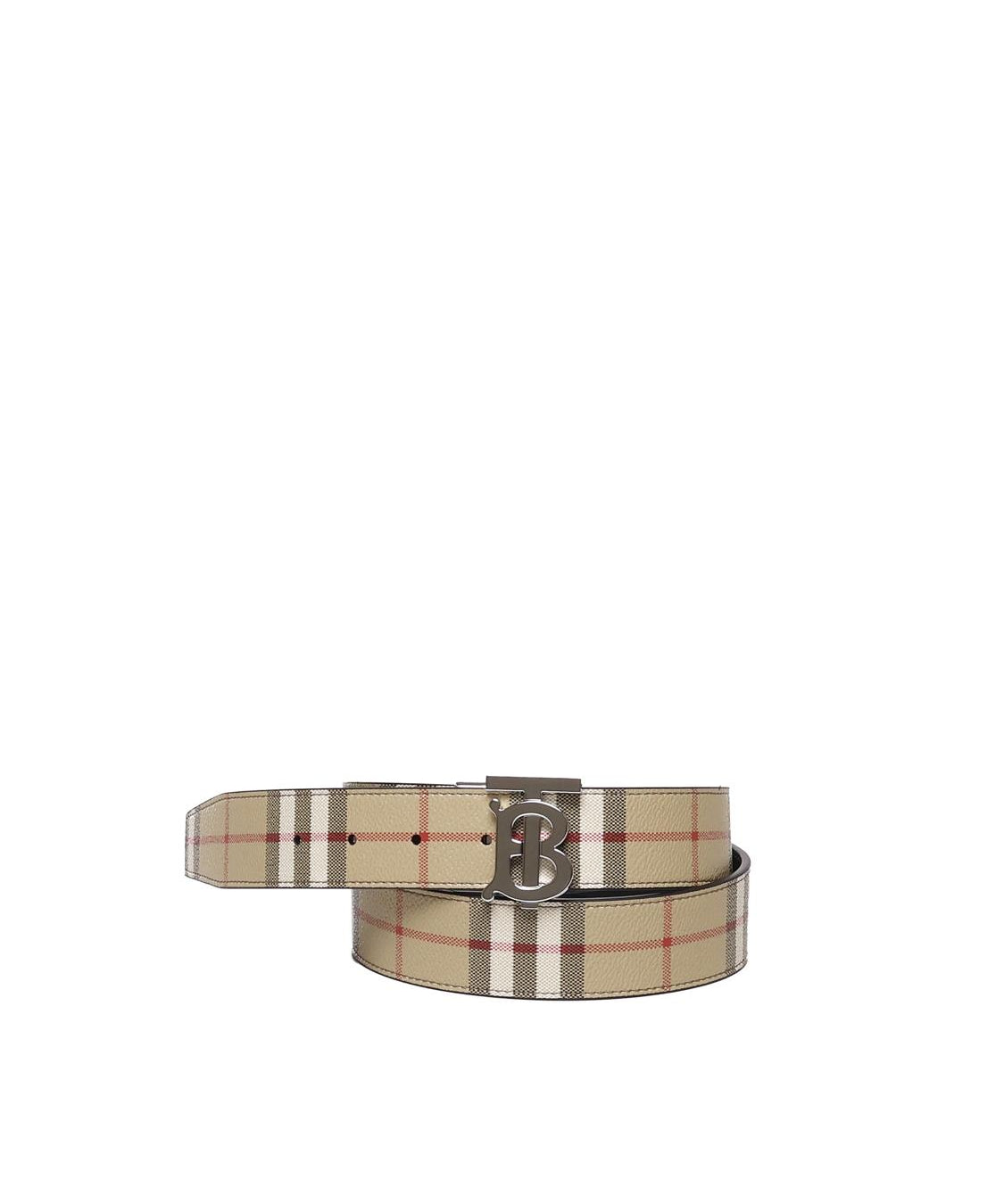 Cintura TB reversibile in pelle e Check 8069853 A7026 BURBERRY 