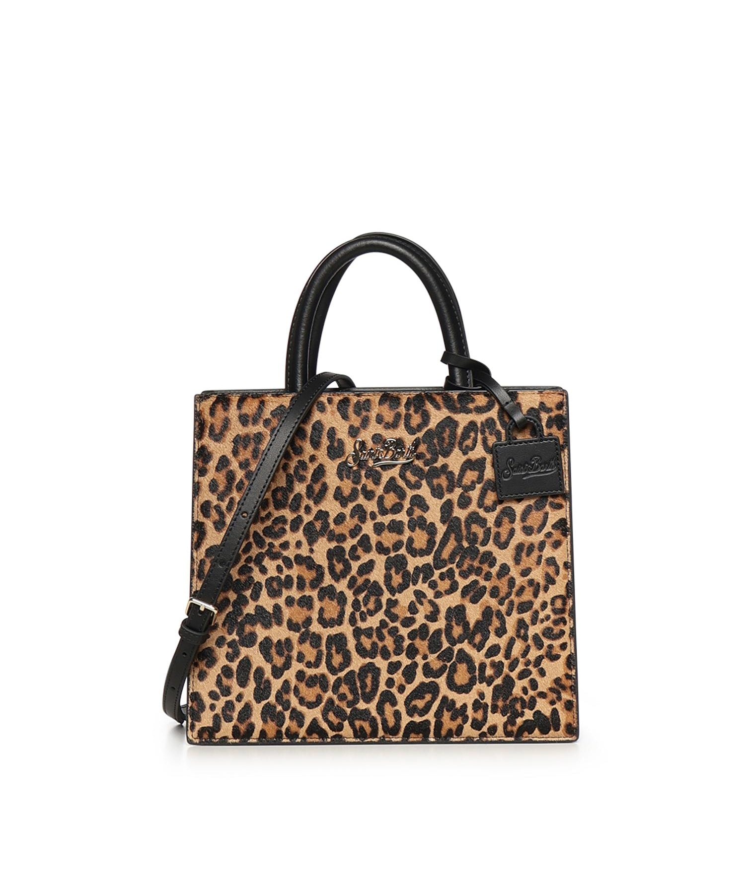 Borsa Shop Midi con stampa leopardata SHBM0001 00003L MC2 SAINT BARTH 