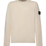 Maglione in cotone e nylon con logo<BR/> L1S155100052 S00B0V0093 STONE ISLAND 