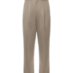 Pantaloni in cotone con pinces PT005V2 BEI BONSAI 
