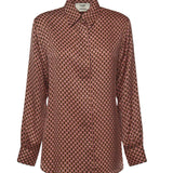 Camicia in seta jacquard Fendi Dots FS8293 AVJ2F1TRM FENDI 