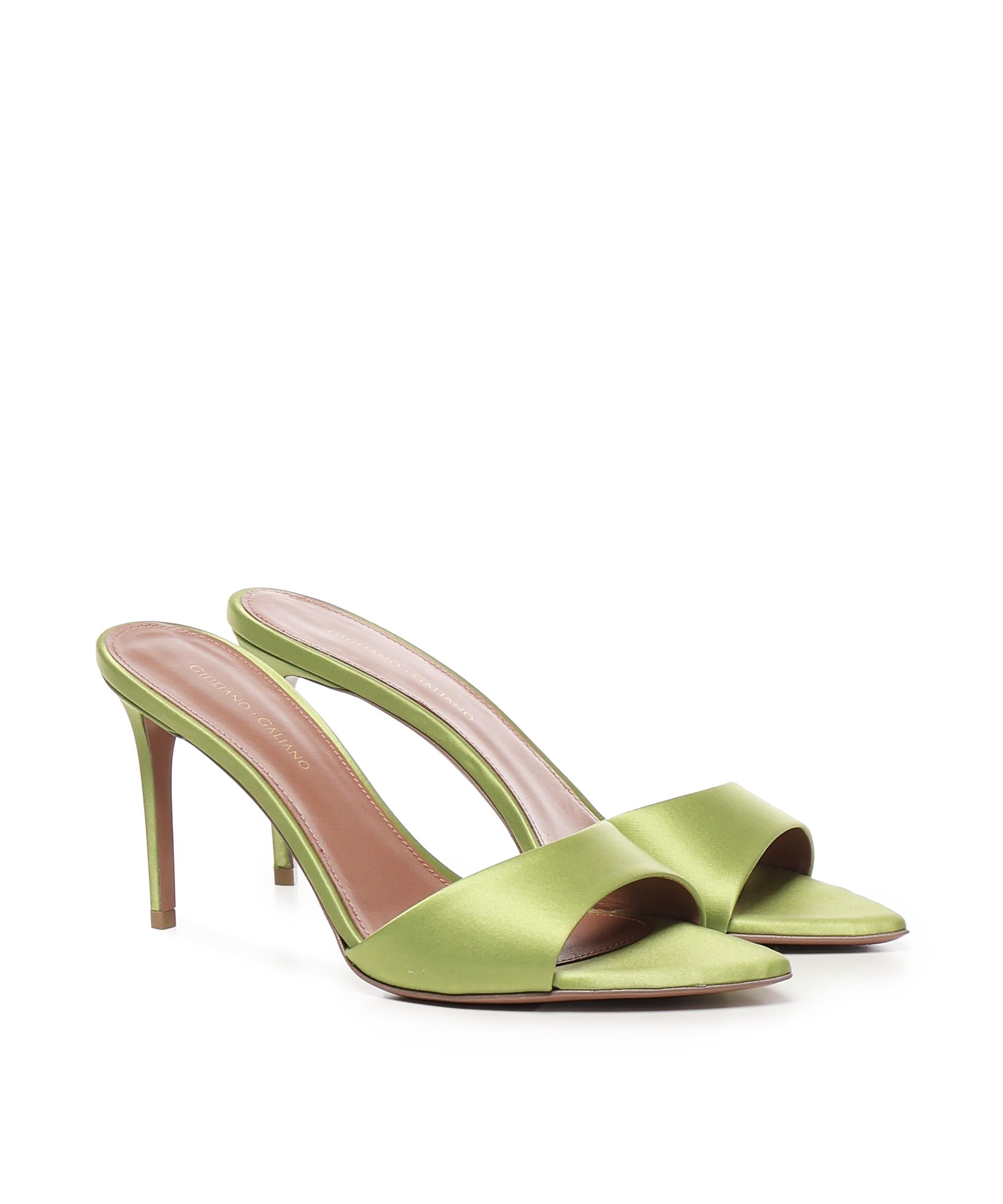 Mule Alixia in satin ALIXIA80 RASOLIME GIULIANO GALIANO 