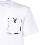 T-shirt in cotone FY0936 AYXYF0QA0 FENDI 