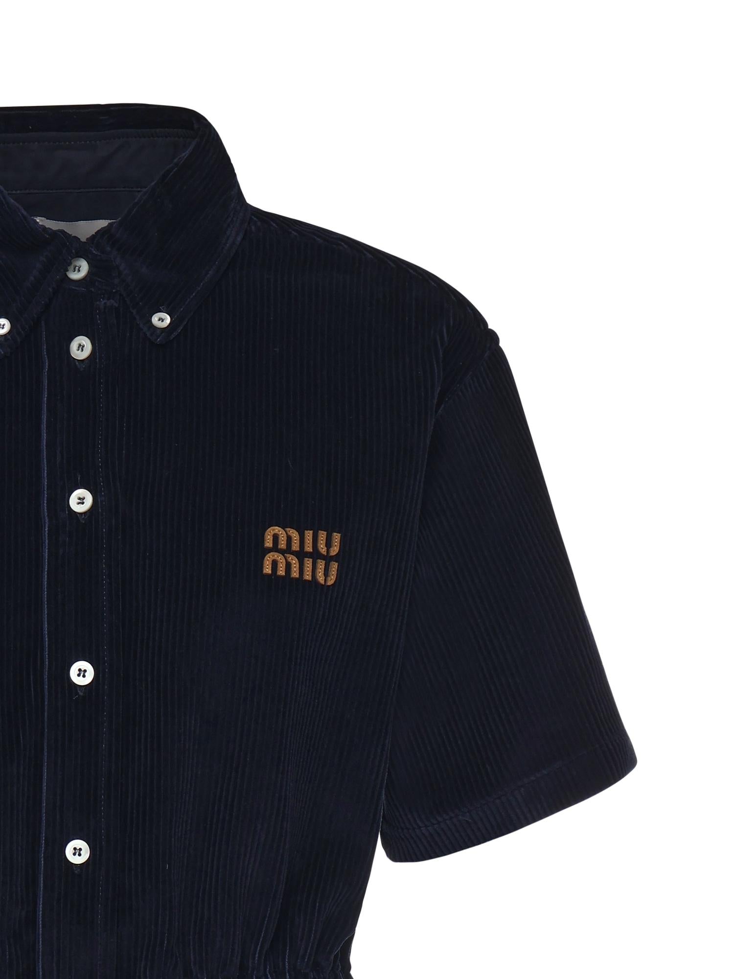 Abito in velluto a coste MF6133 18SZF0008 MIU MIU 