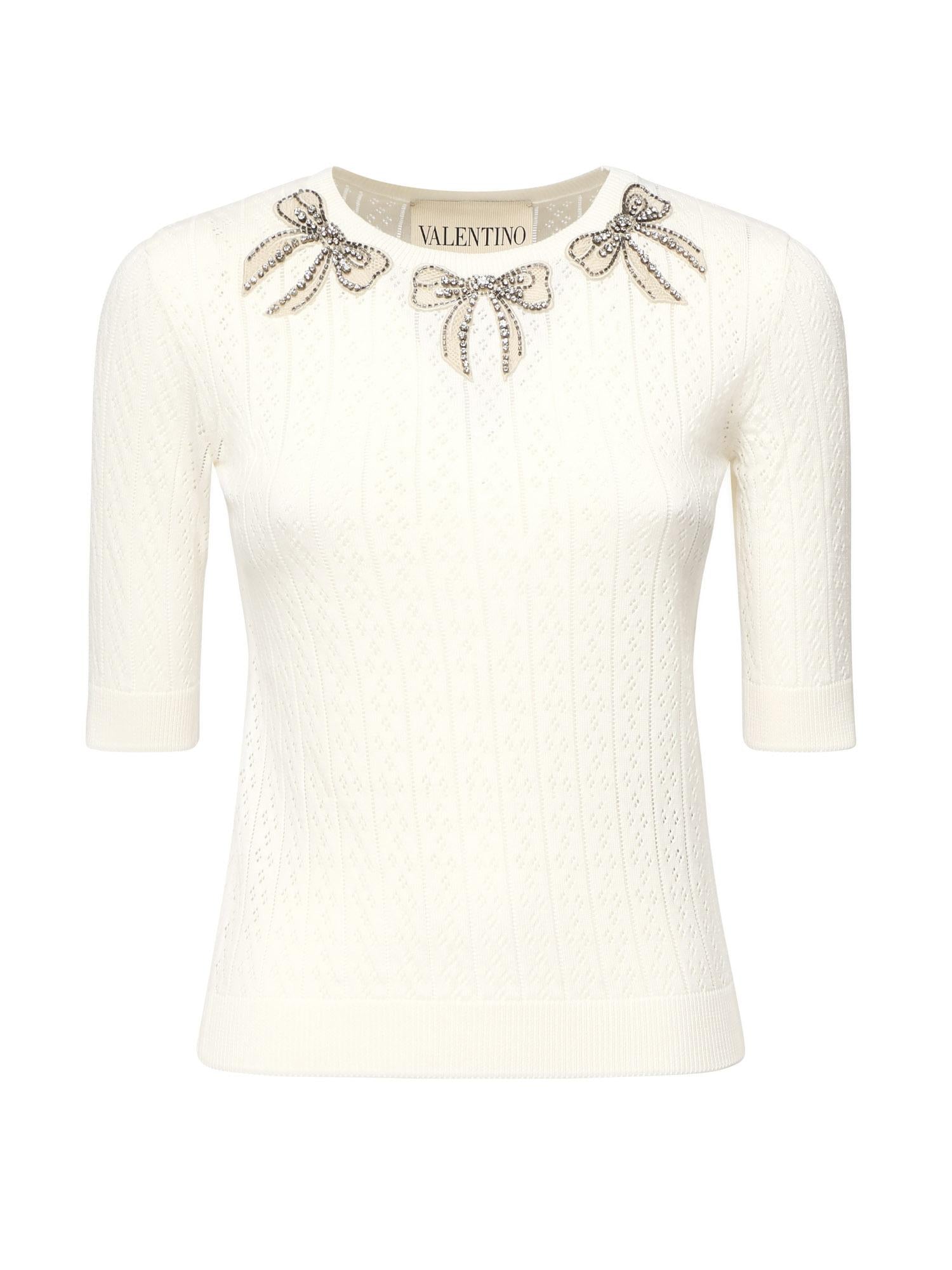 Top in cotone ricamato 7B3KC66C 9EGA03 VALENTINO GARAVANI 