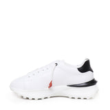 Sneakers Raptor 1 in pelle<BR/> RAPTOR1 NAPPAWHITE/BLACK GIULIANO GALIANO 
