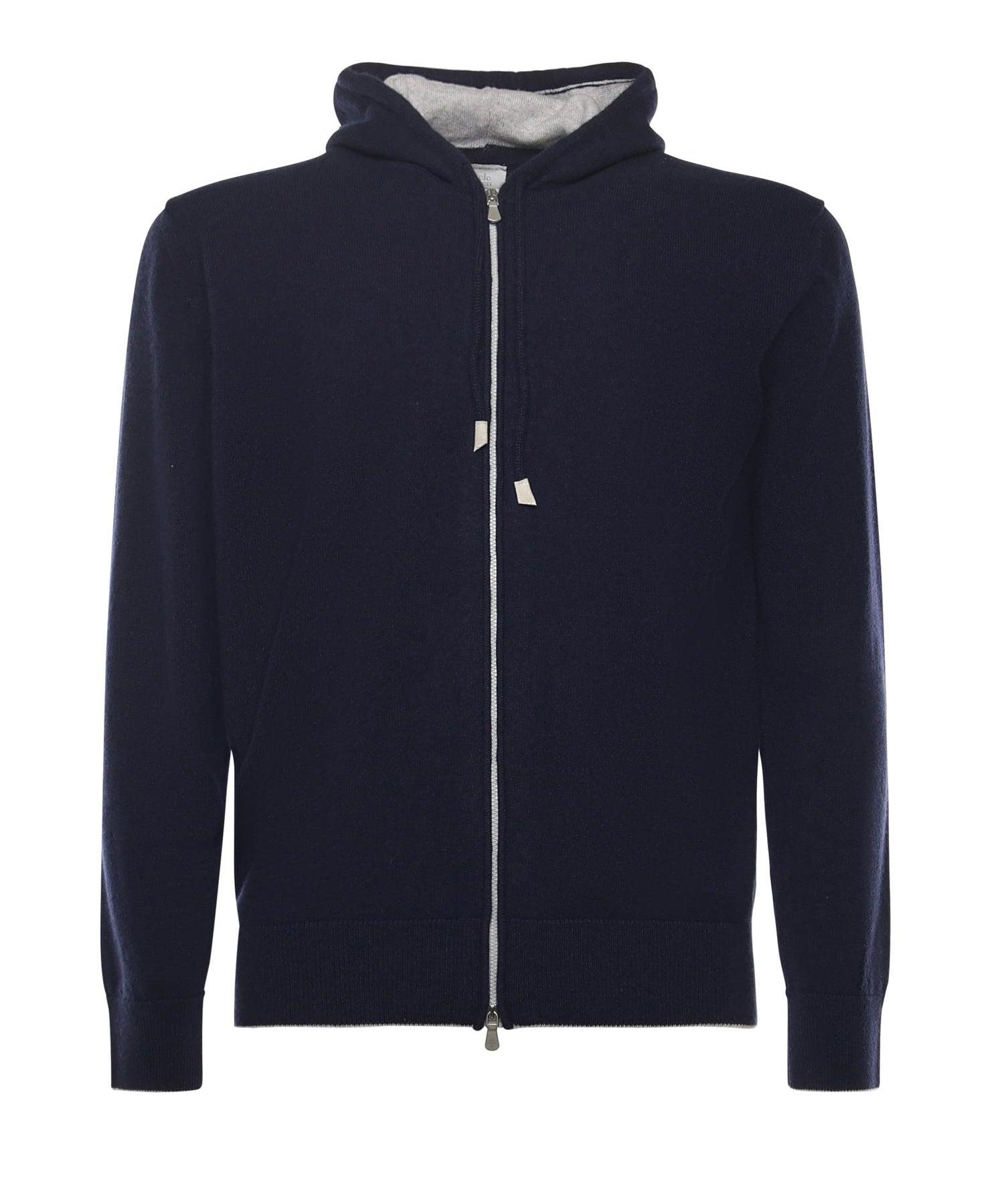 Felpa con zip in cashmere L76MAGL20MAG0L013 11-13 ELEVENTY 
