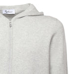 Felpa con zip in lana e cashmere 57180 19638044 GALIANO 