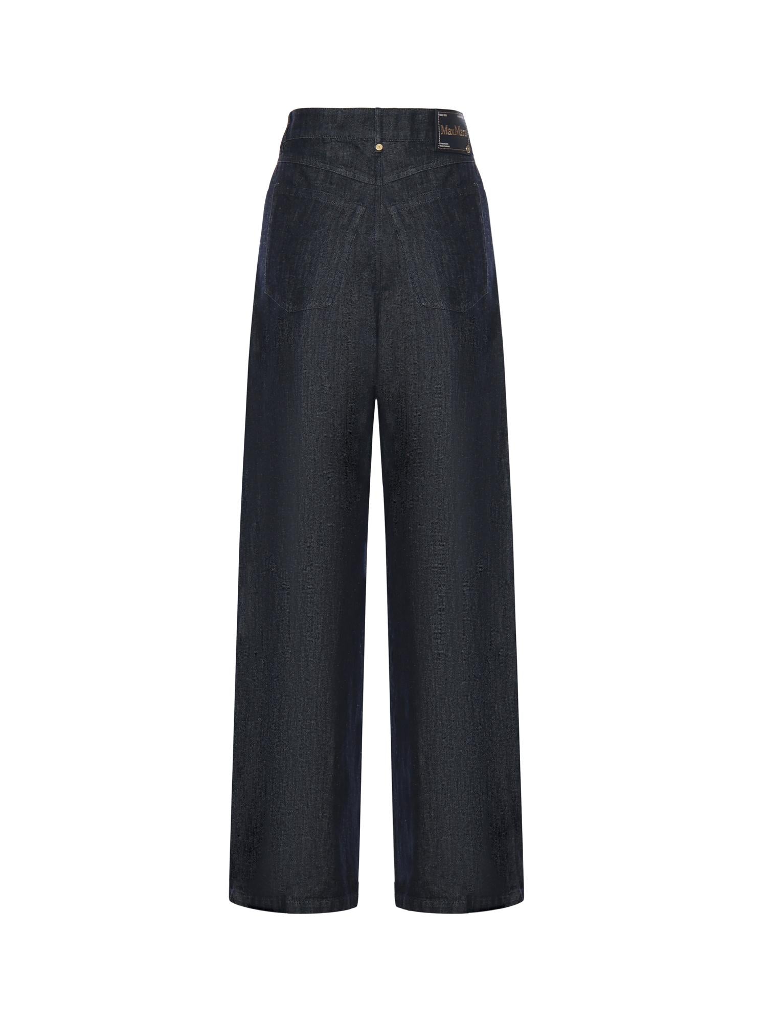 Jeans dritti in denim di cotone 2619181041600 001 'S MAX MARA 