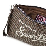 Pochette Parisienne wool con logo PAR0024 01358I MC2 SAINT BARTH 