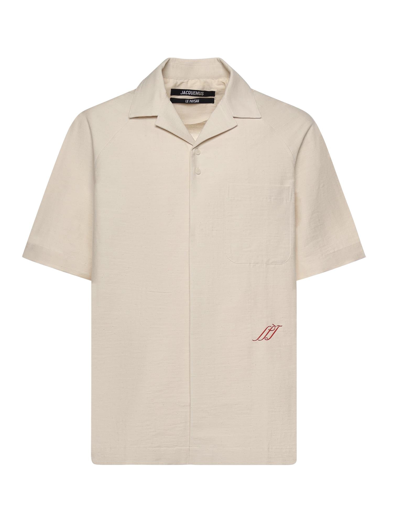 Camicia La Chemise Romarin in misto cotone SHM00573AW00731 110 JACQUEMUS 