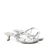 Sandali Petal in pelle di vitello metallizzata LPET465X04 1160 LOEWE 