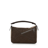 Borsa Featherlight Puzzle piccola in nabuk A510PLSX03 6423 LOEWE 