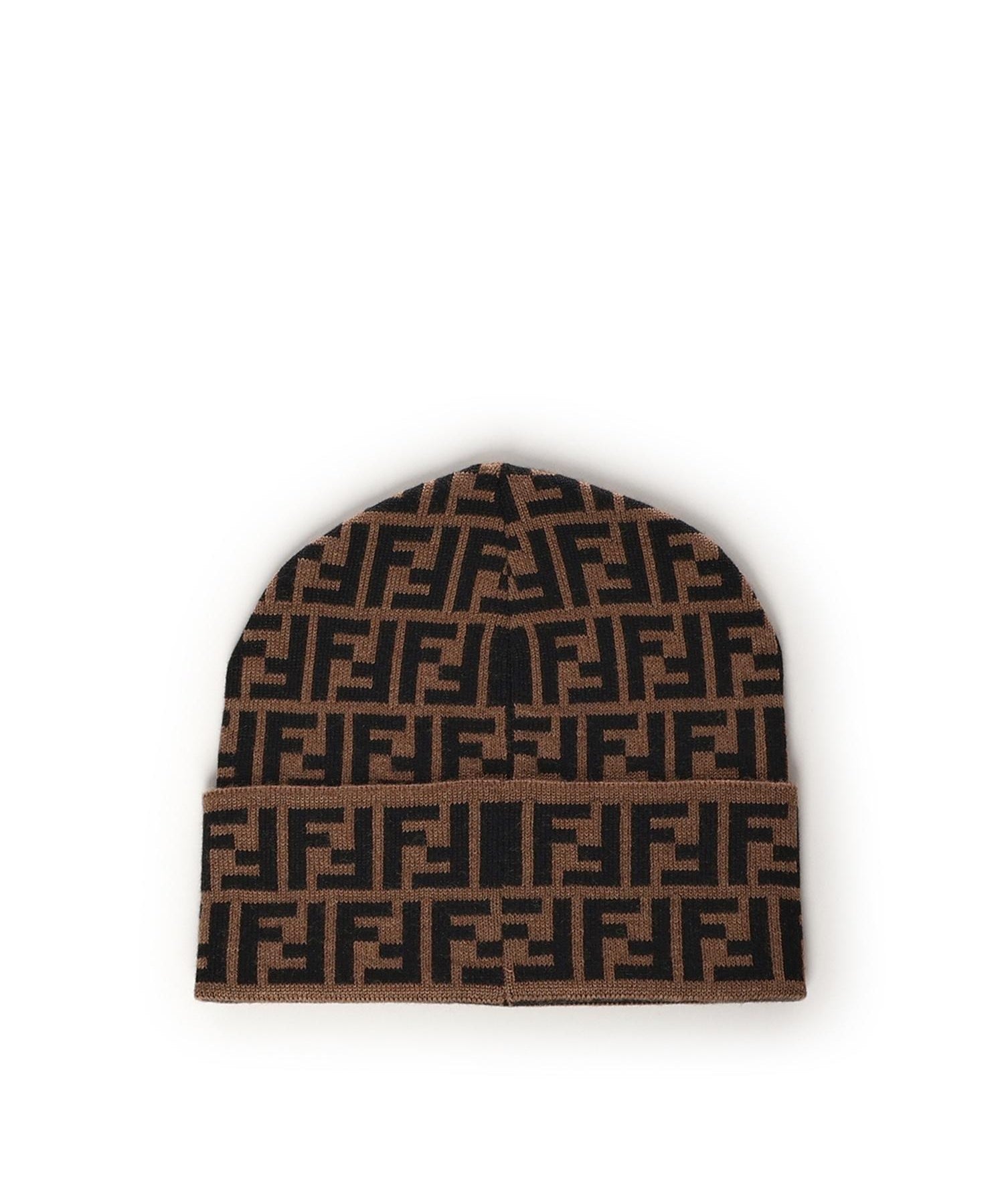Beanie in lana FF jacquard FXQ939 AQ8DF0QE1 FENDI 