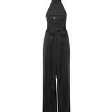 Tuta gamba larga Olivia 5BGD16 6259AJBLK MARCIANO BY GUESS 