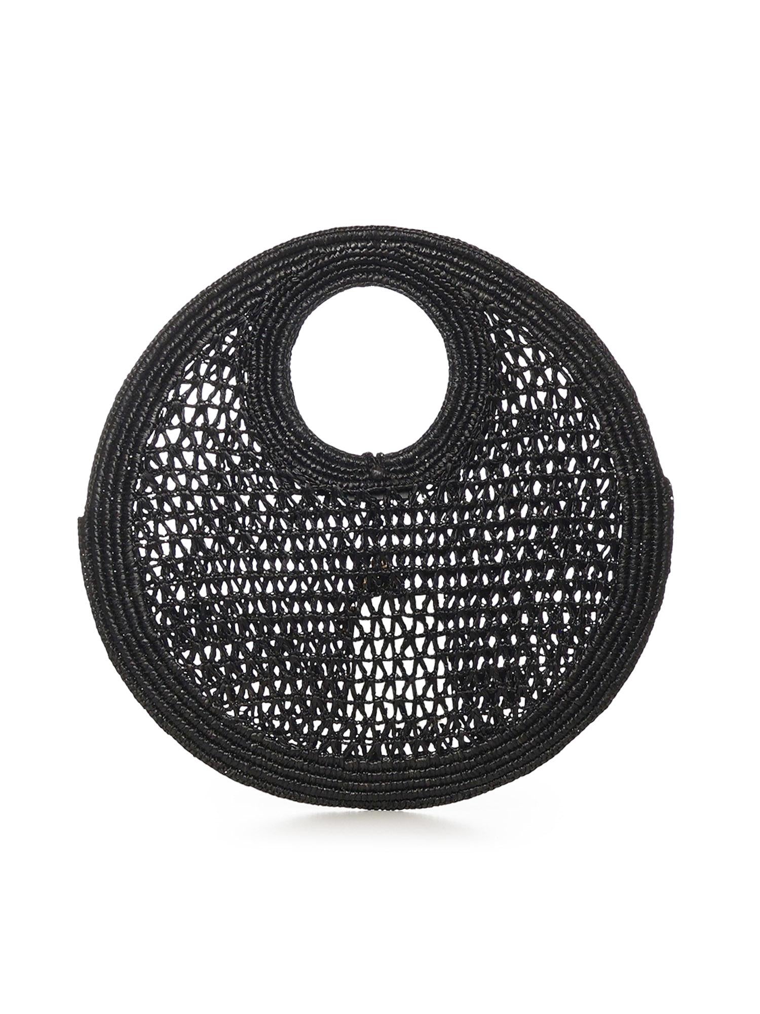 Borsa Le Petit Rond Spiaggia in rafia BAW00420AW00513 990 JACQUEMUS 