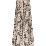 Pantaloni ampi con stampa snake 106963 A3B1CZ9 PINKO 