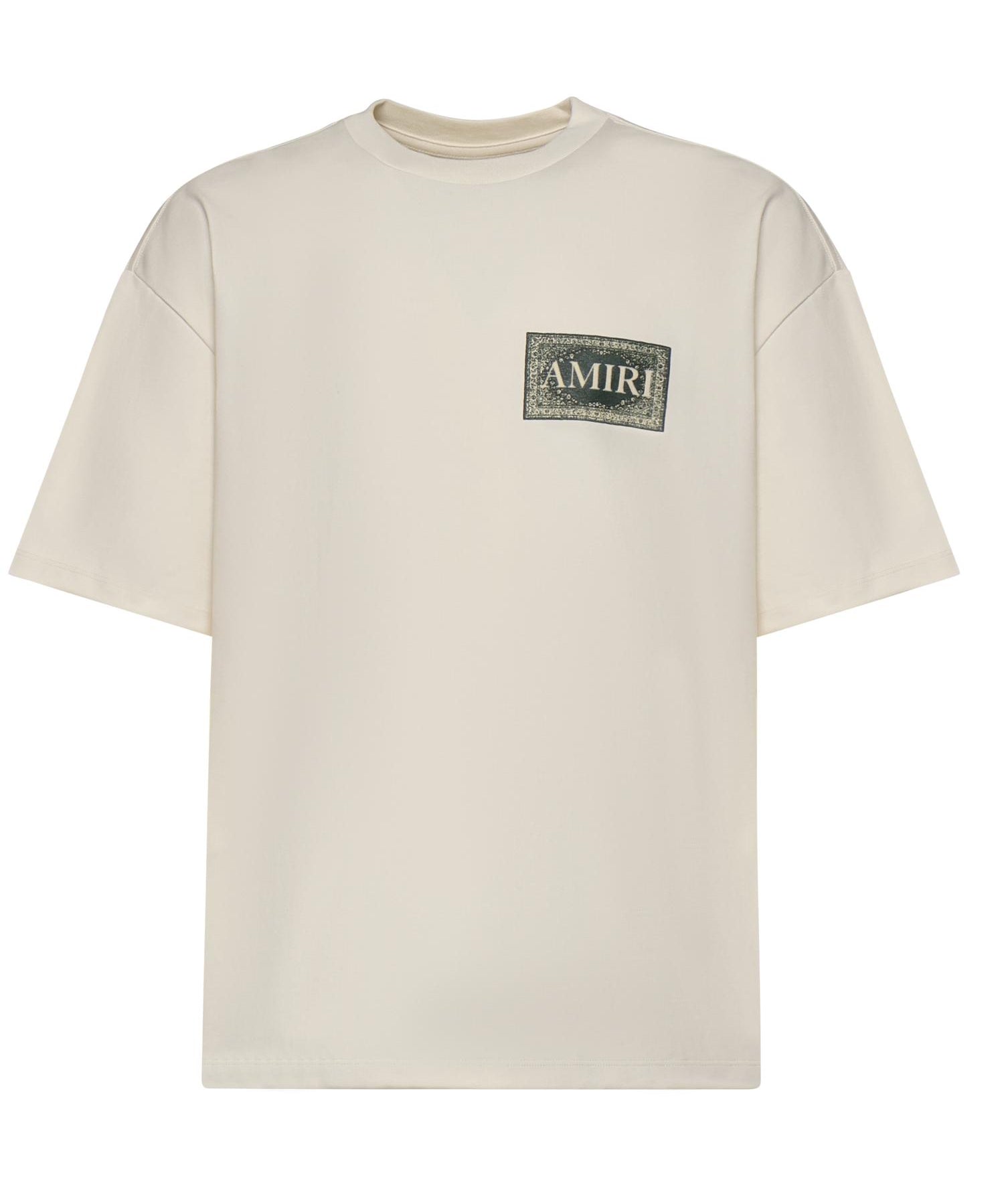 T-shirt Chateau Crest in cotone<BR/> AMTOJR1063 127 AMIRI 