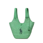 Borsa tote in rafia e viscosa 428P12005 002 POLO RALPH LAUREN 