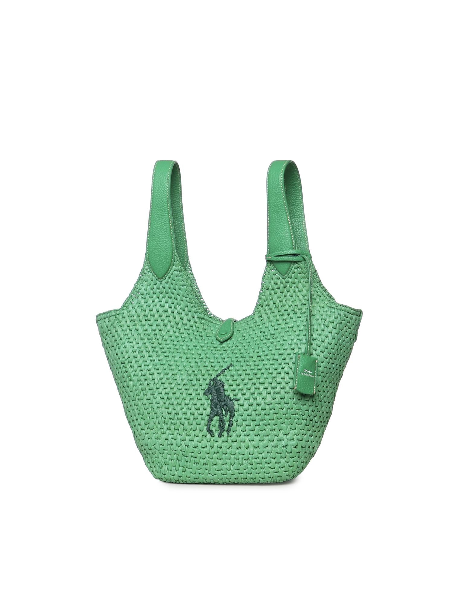 Borsa tote in rafia e viscosa 428P12005 002 POLO RALPH LAUREN 