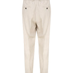 Pantalone sartoriale in lino DOMINIQUE 24S-LLAPNATURALE BE ABLE 