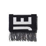 Sciarpa con frange e logo ACU00435AOT4001 990 JACQUEMUS 