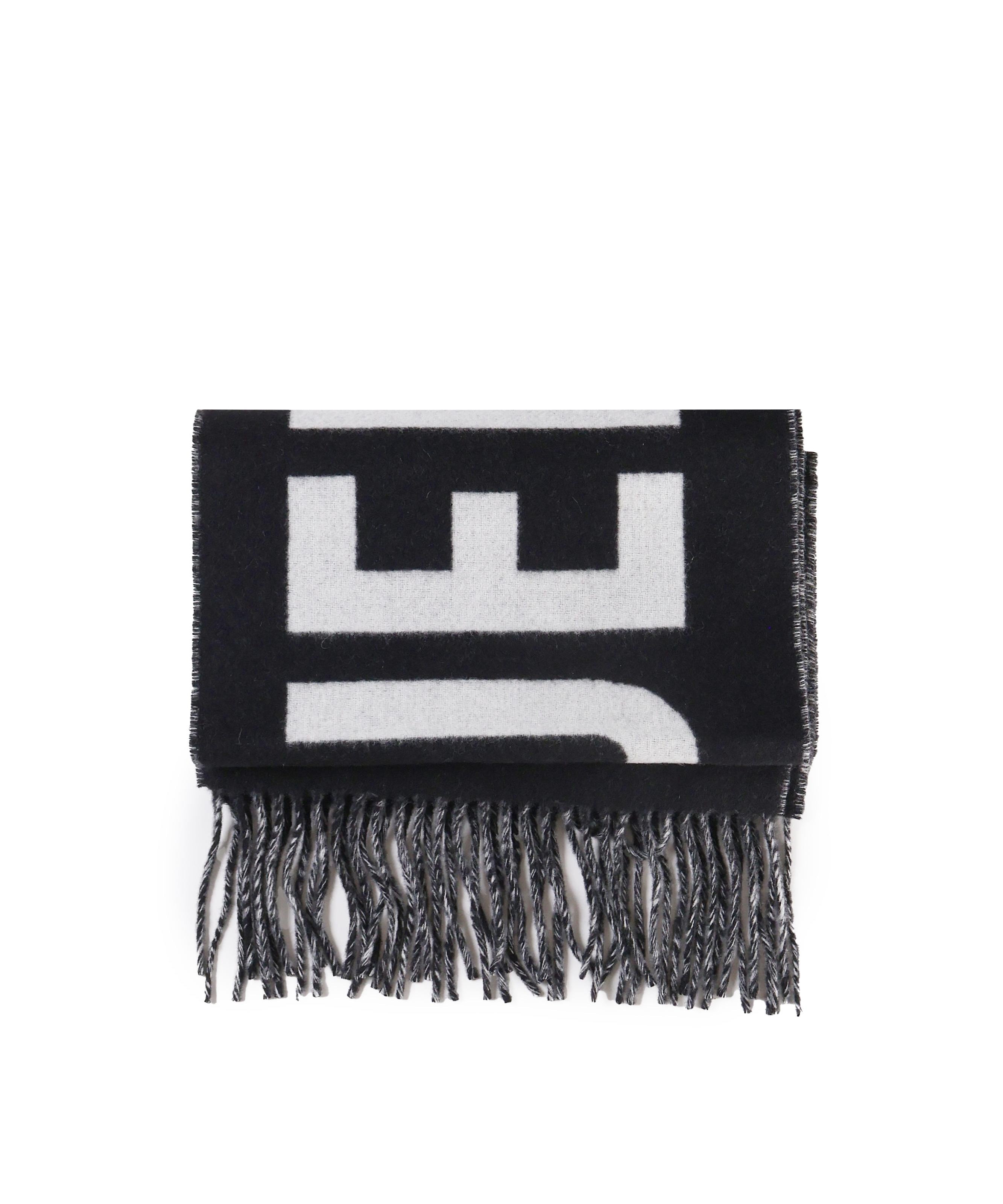 Sciarpa con frange e logo ACU00435AOT4001 990 JACQUEMUS 