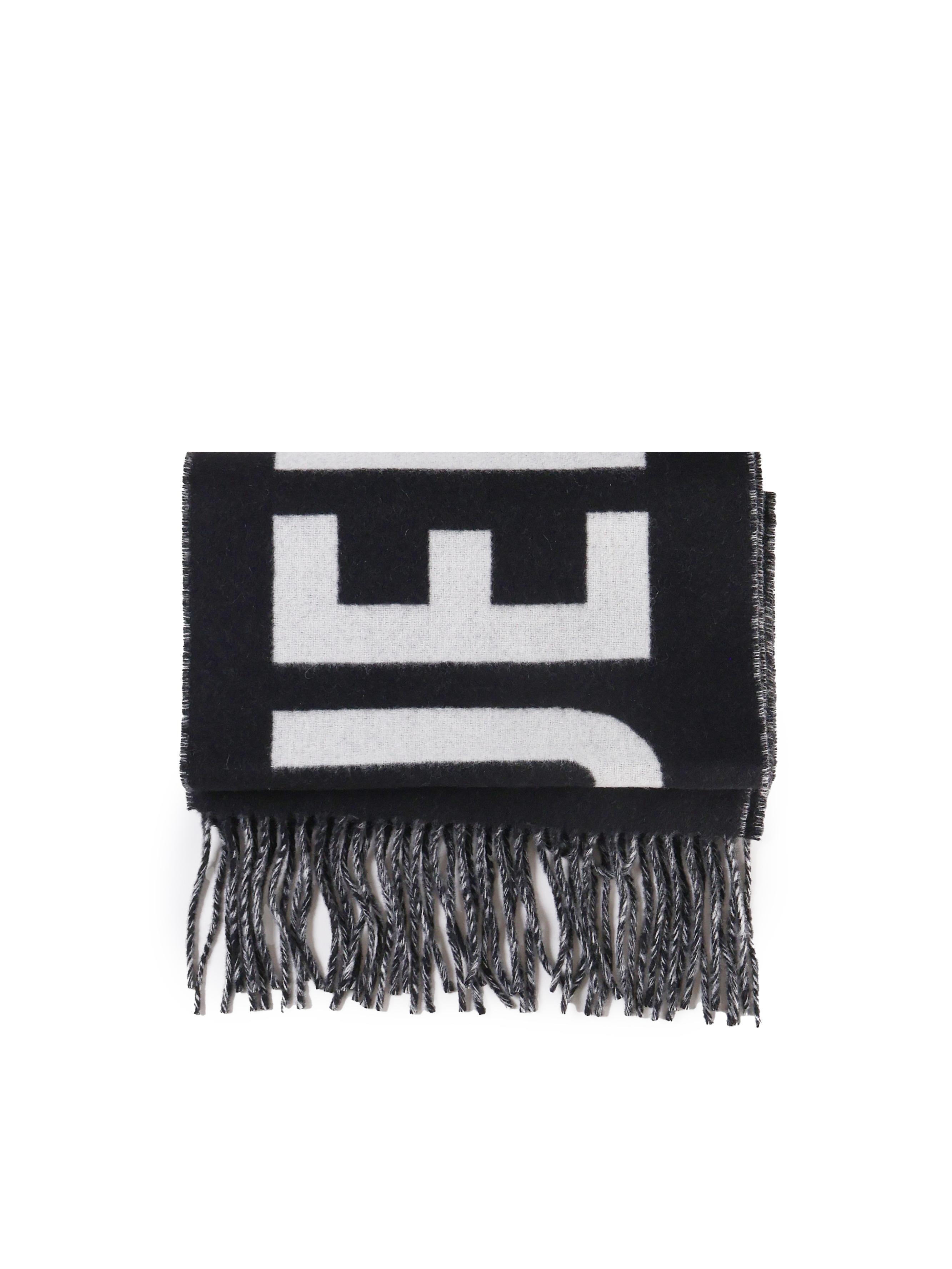 Sciarpa con frange e logo ACU00435AOT4001 990 JACQUEMUS 