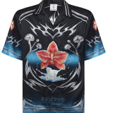 Camicia Blades in raso di seta MAW25SH003 03 CASABLANCA 