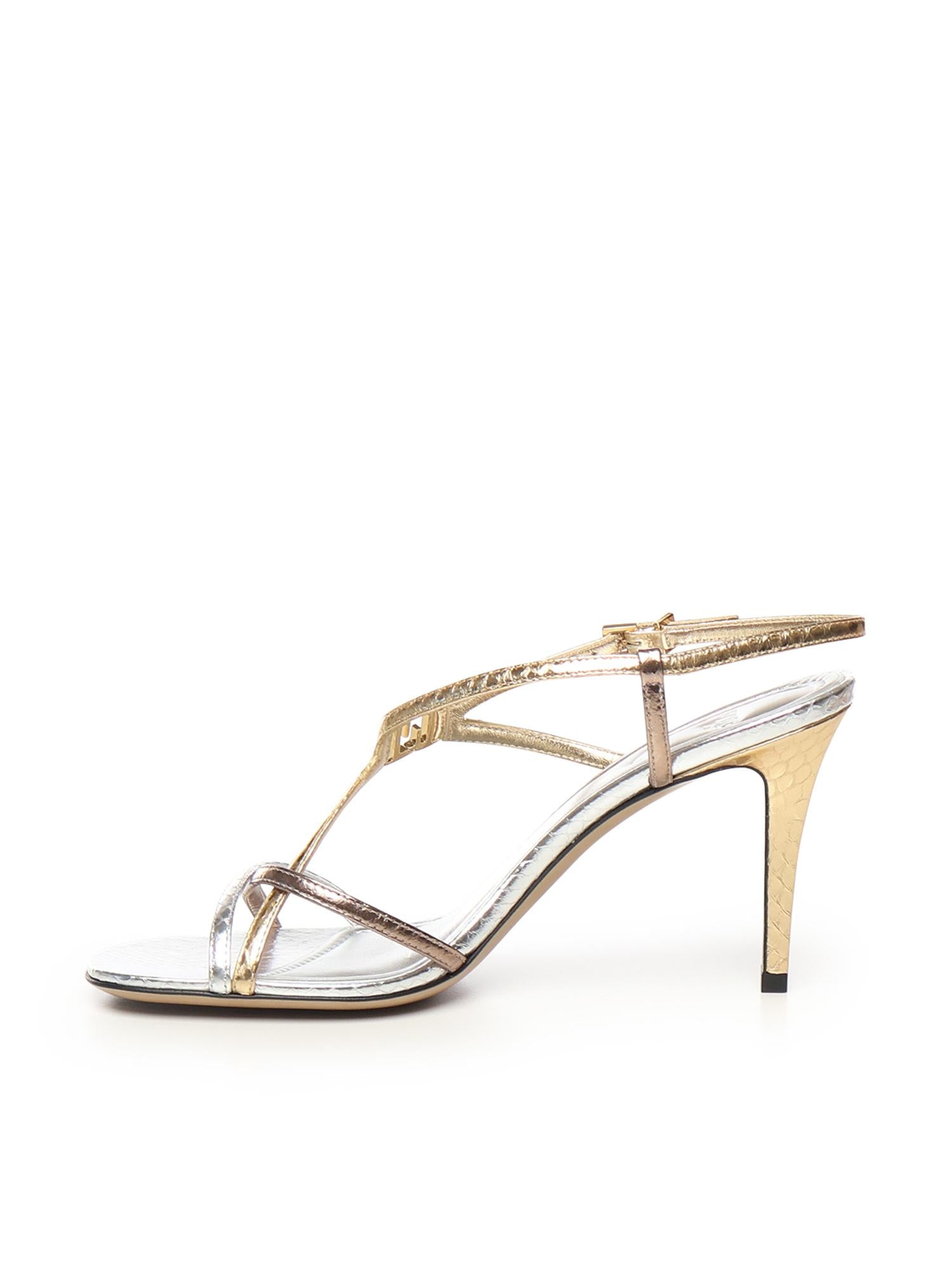 Sandalo Fendi FFold 8X8746 AU39F1T00 FENDI 